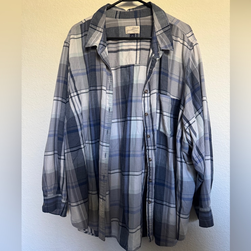 Universal Thread Blue Plaid Shirt